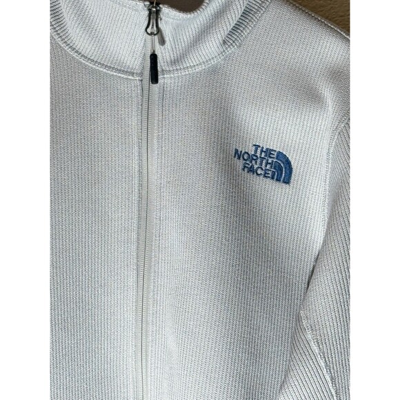 The North Face Sweater Jacket Mens Size Small Gray Fleece Full Zip Outdoor Knit - Picture 5 of 12